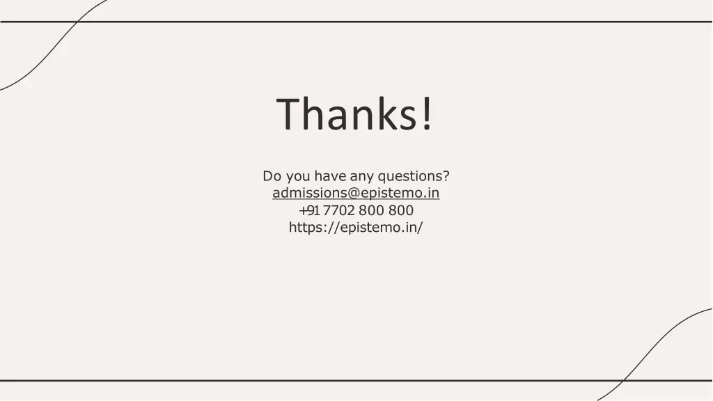 thanks
