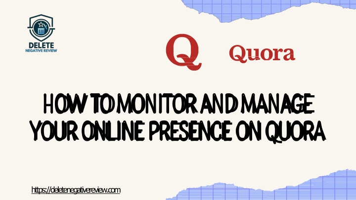 ow to mo itor a d ma age your online presence
