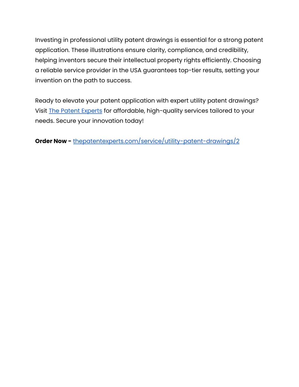 investing in professional utility patent drawings