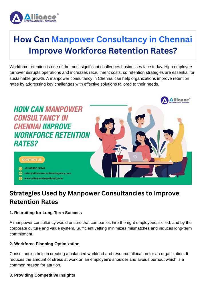 how can manpower consultancy in chennai improve