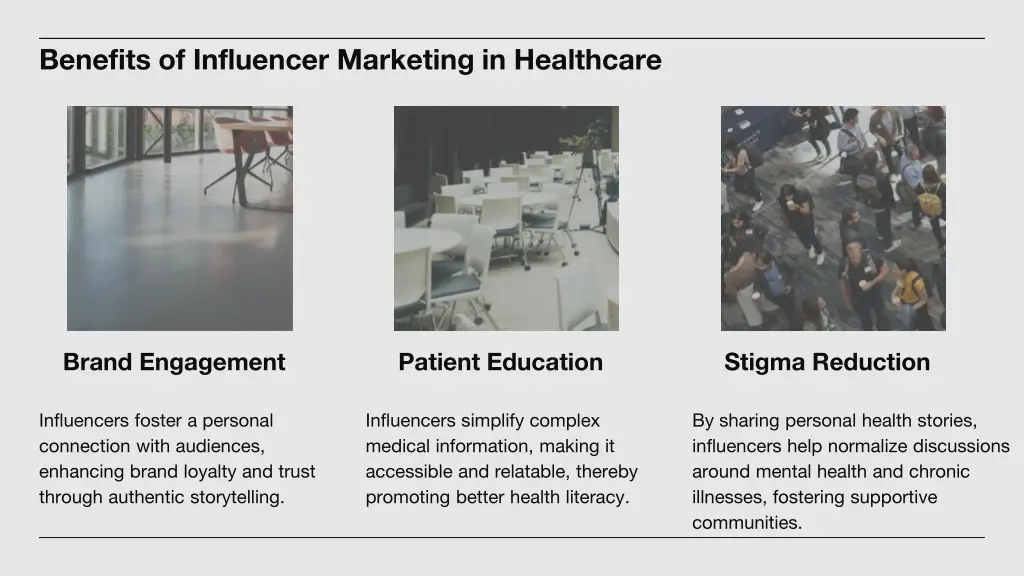 benefits of influencer marketing in healthcare