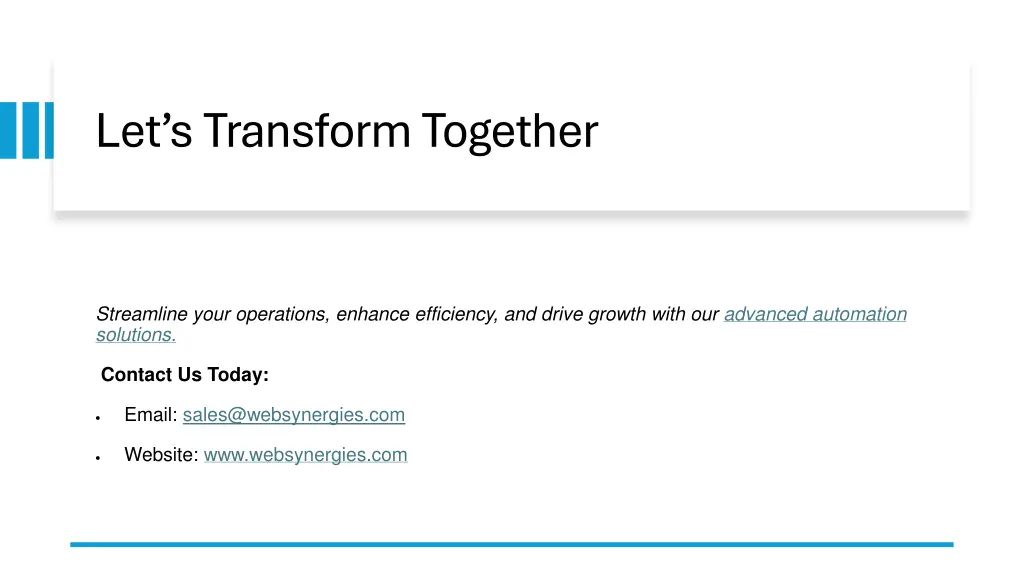 let s transform together