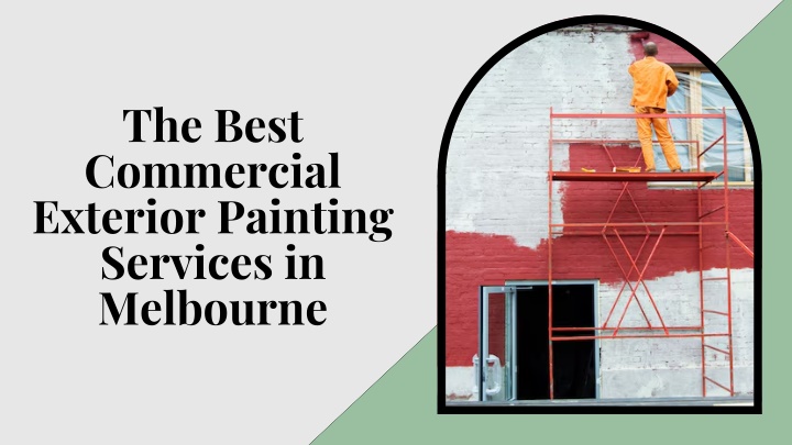 the best commercial exterior painting services
