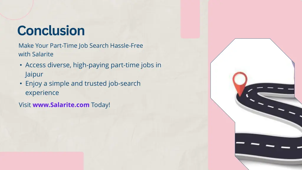 conclusion make your part time job search hassle