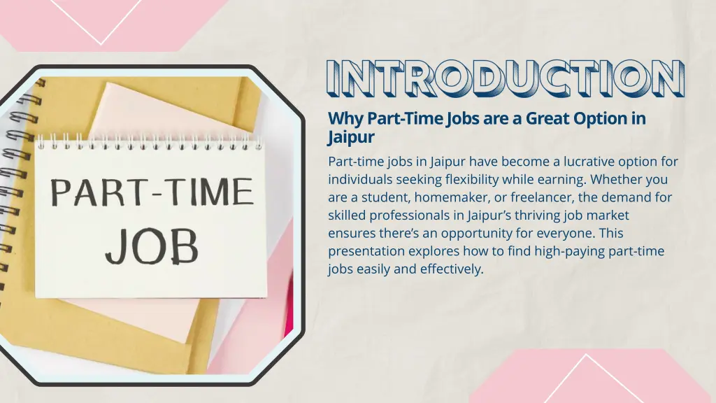 why part time jobs are a great option in jaipur