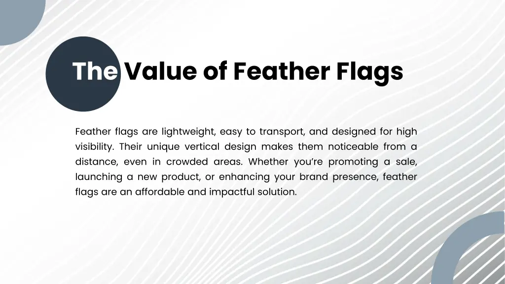 the value of feather flags