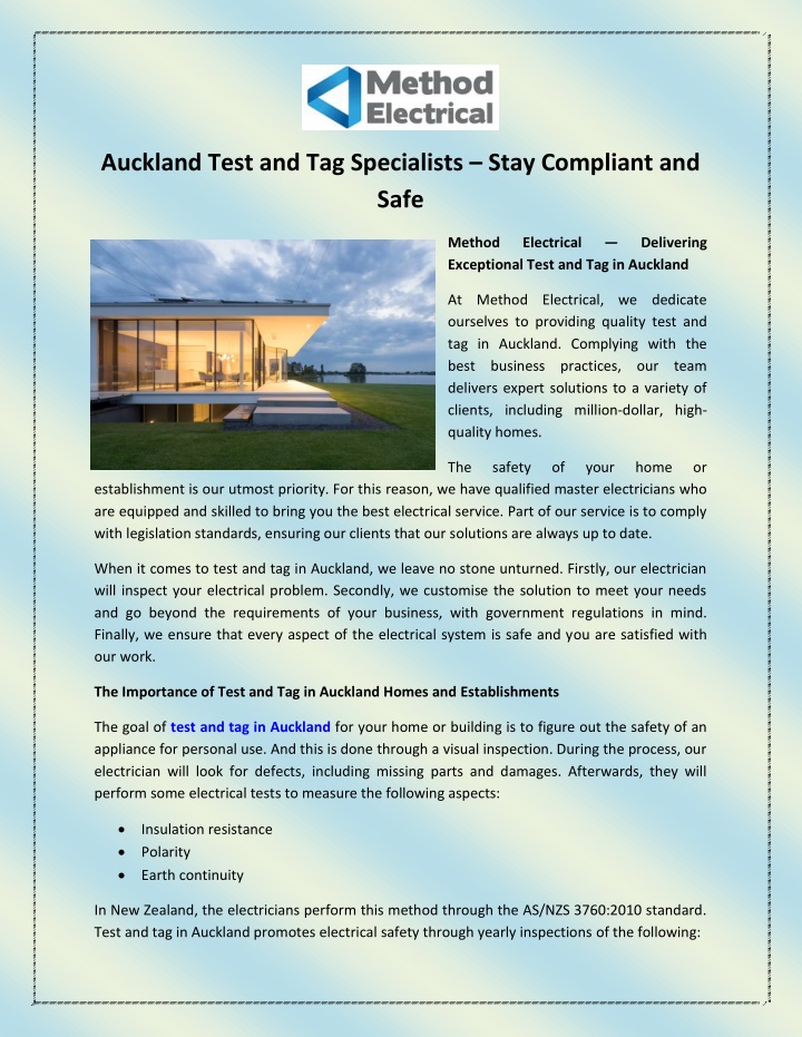 auckland test and tag specialists stay compliant