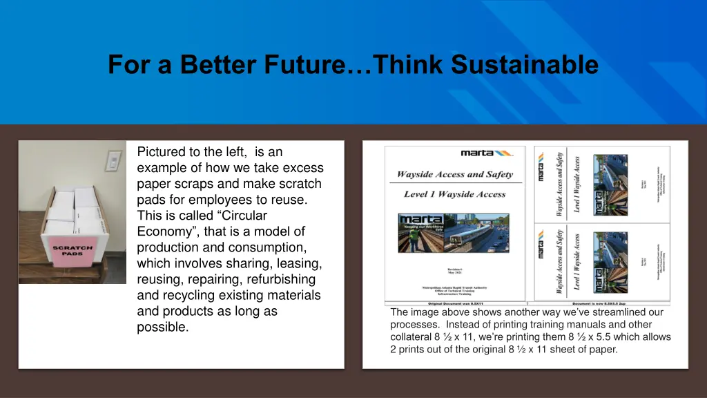 for a better future think sustainable 4