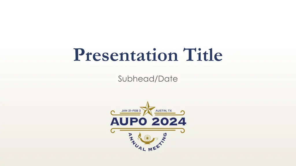 presentation title