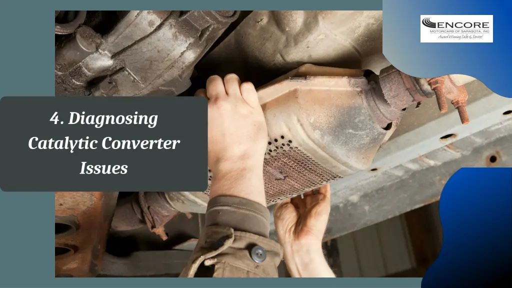 4 diagnosing catalytic converter issues