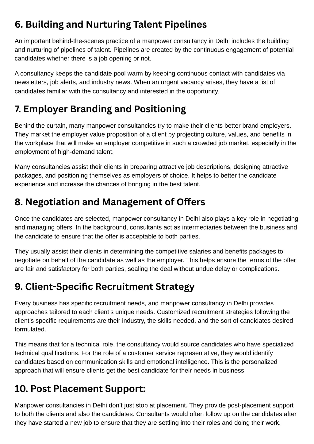 6 building and nurturing talent pipelines