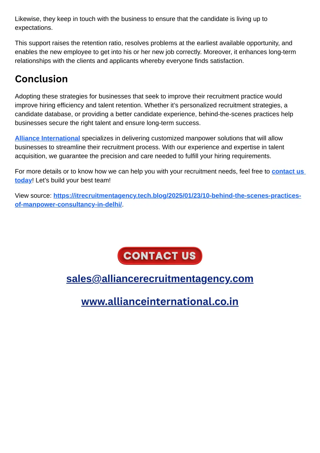 likewise they keep in touch with the business