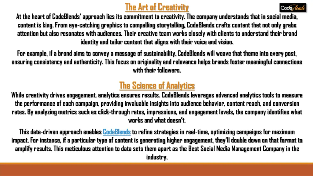 the art of creativity