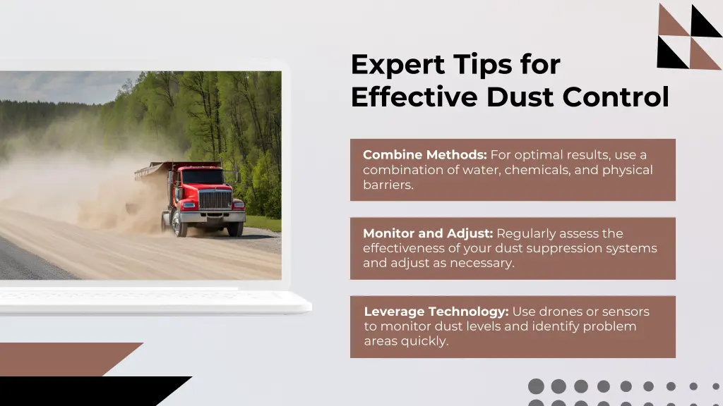 expert tips for effective dust control