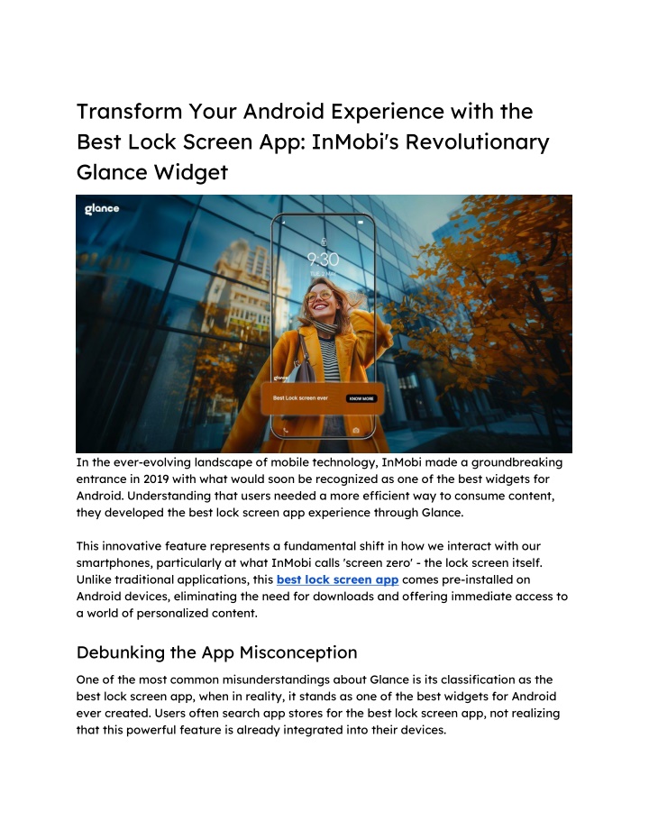 transform your android experience with the best