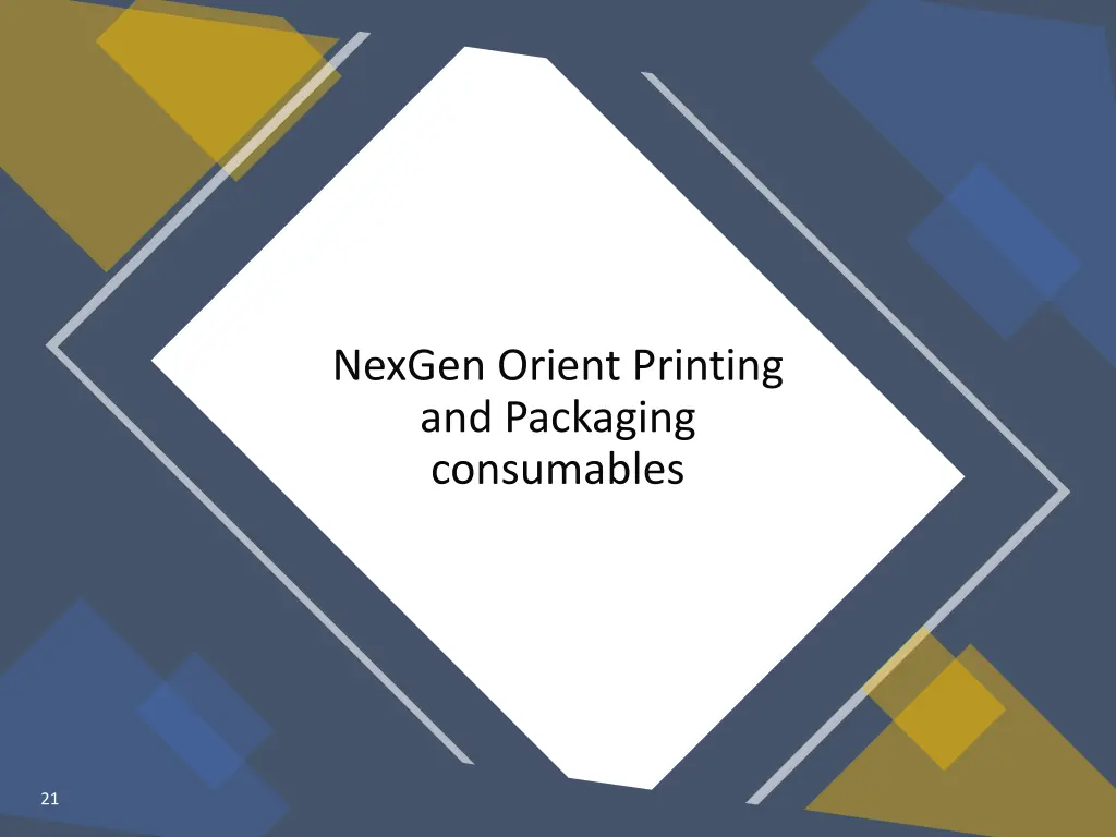 nexgen orient printing and packaging consumables