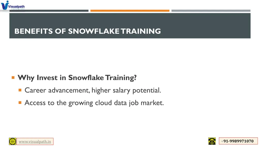 benefits of snowflake training
