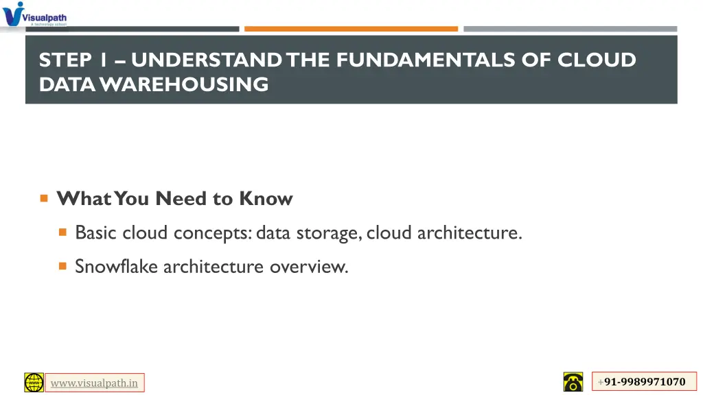 step 1 understand the fundamentals of cloud data