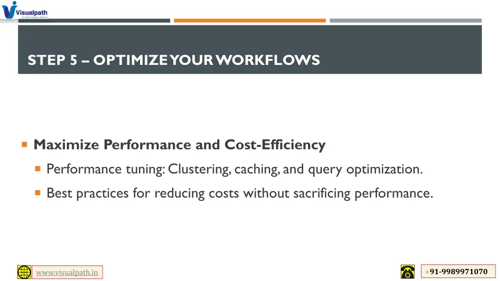 step 5 optimize your workflows