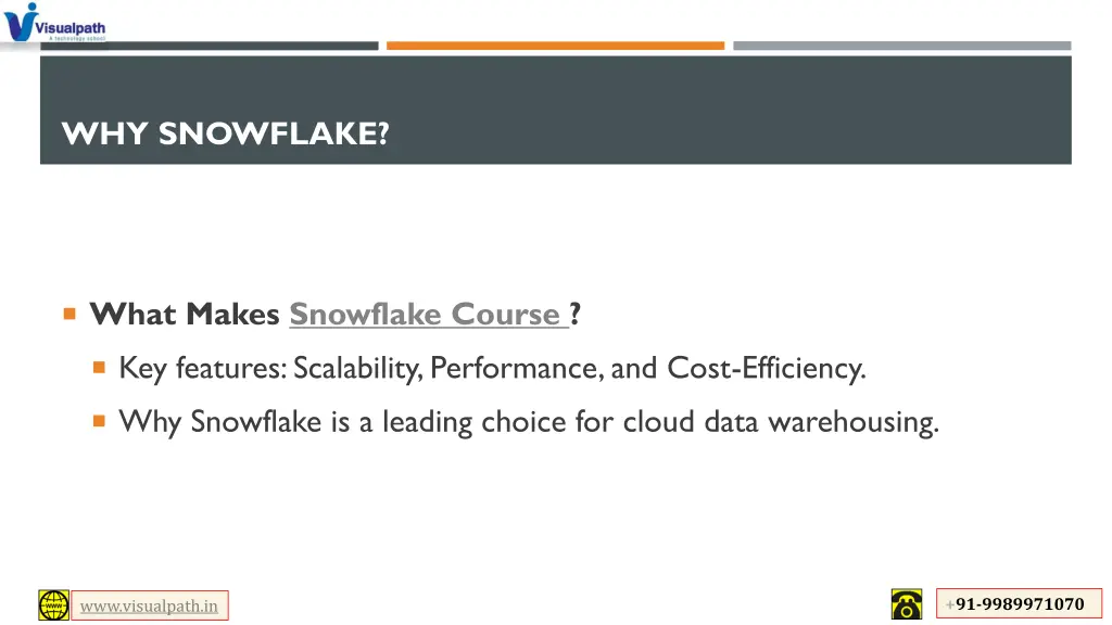 why snowflake