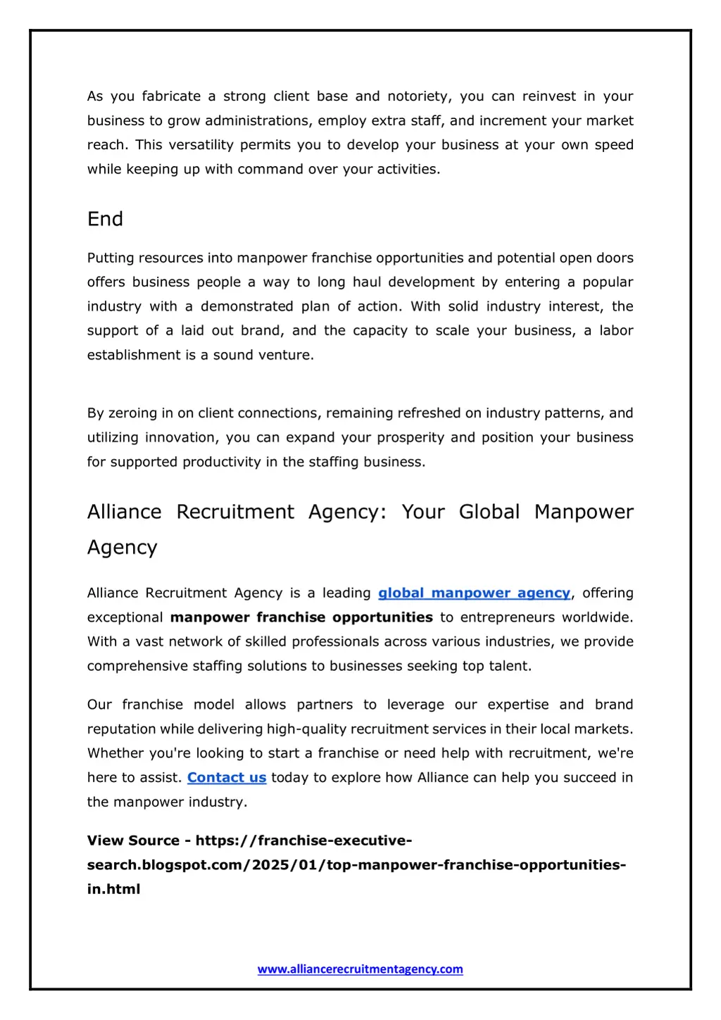 as you fabricate a strong client base