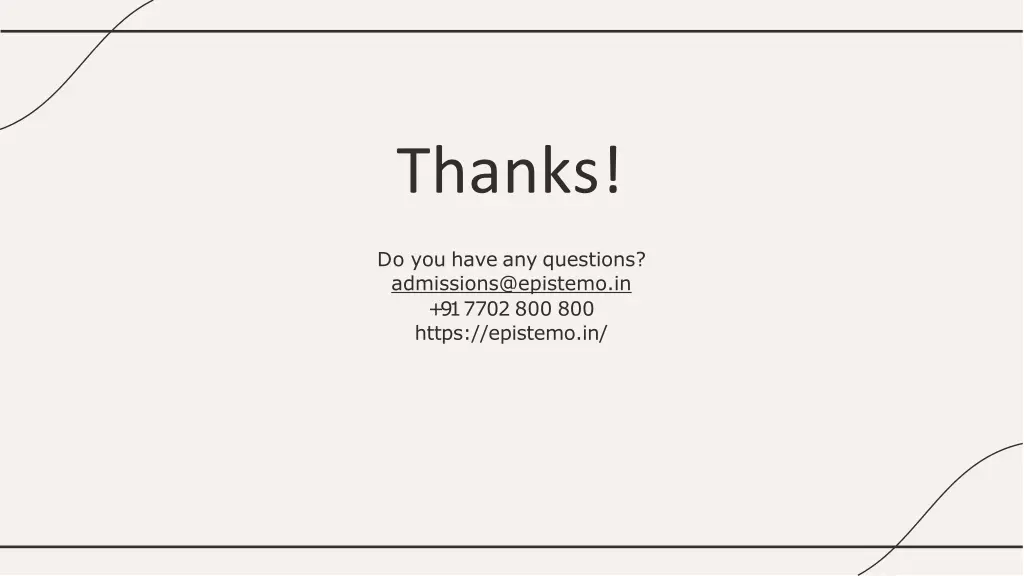 thanks