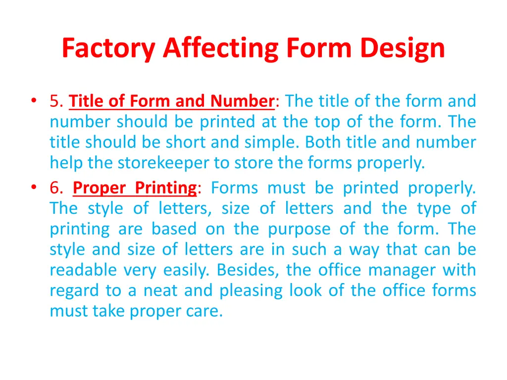 factory affecting form design 2