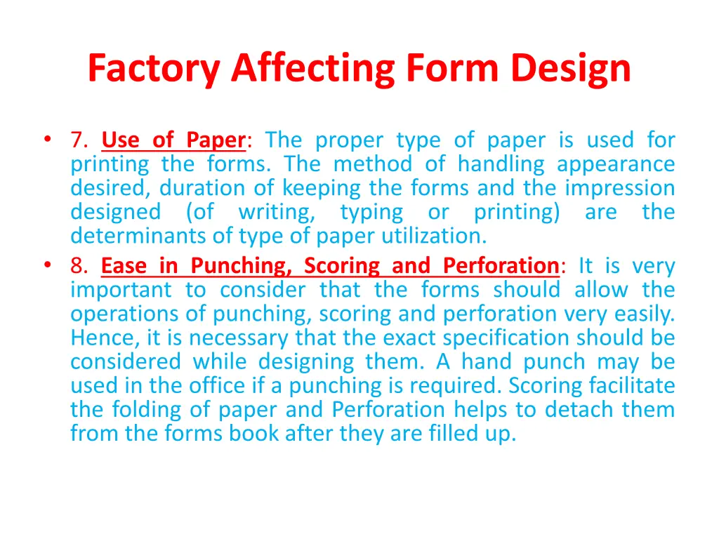 factory affecting form design 3