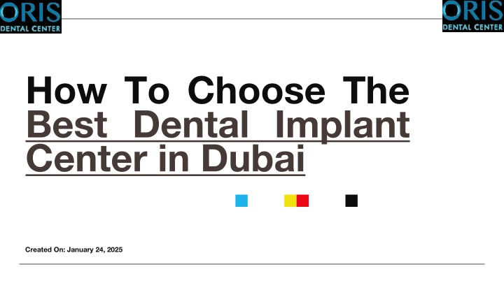 best dental implant center in dubai how to choose