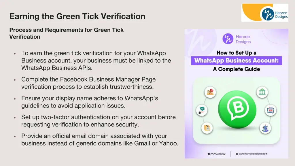earning the green tick verification