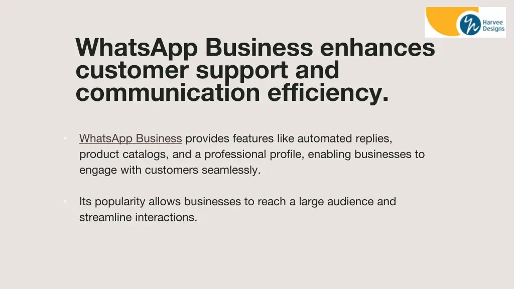 whatsapp business enhances customer support
