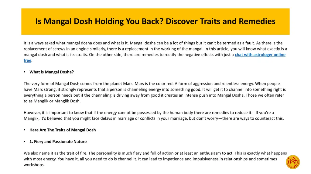 is mangal dosh holding you back discover traits 1