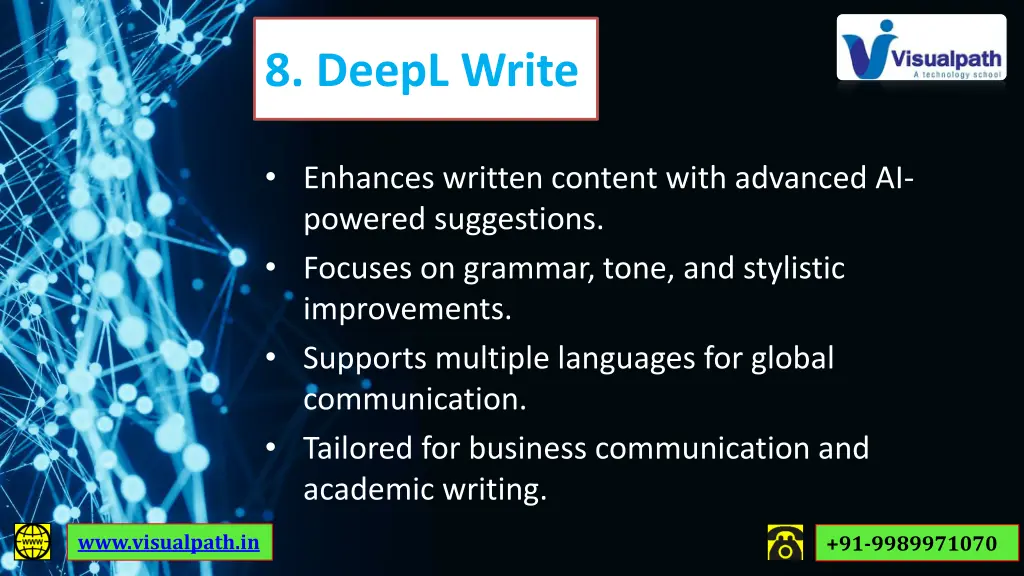 8 deepl write