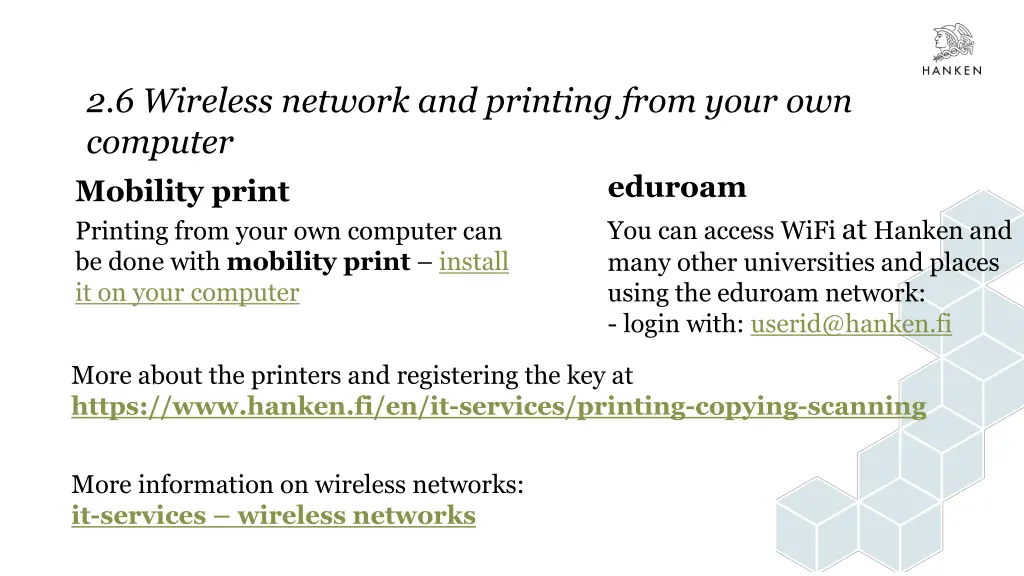 2 6 wireless network and printing from your