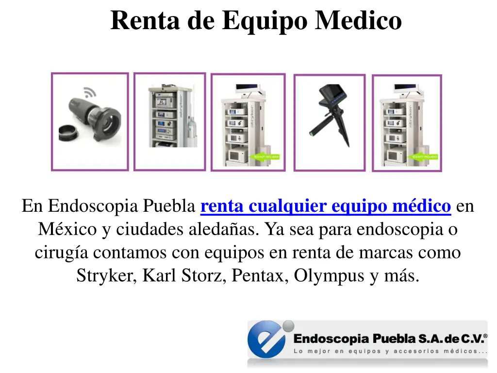 renta de equipo medico