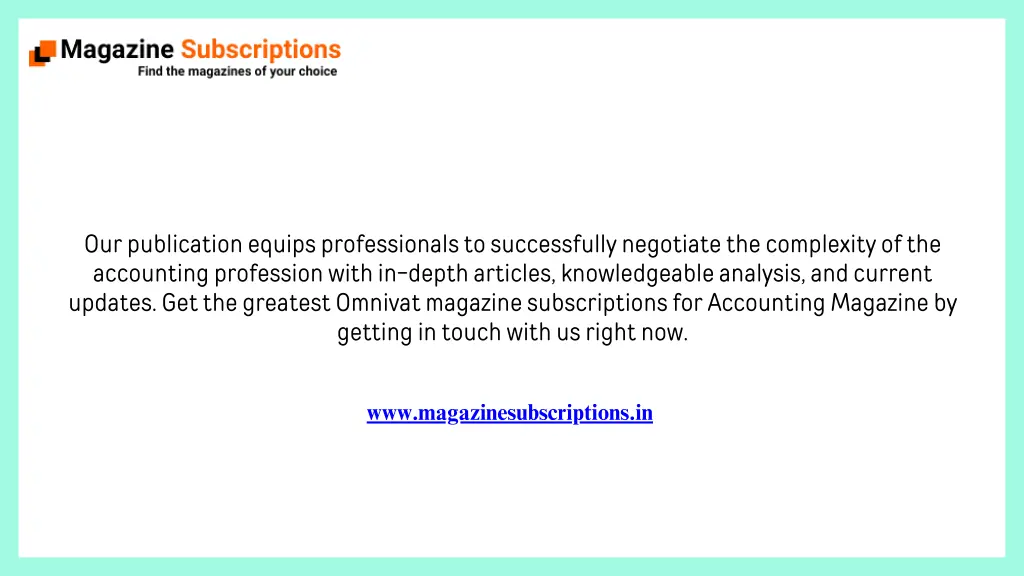our publication equips professionals