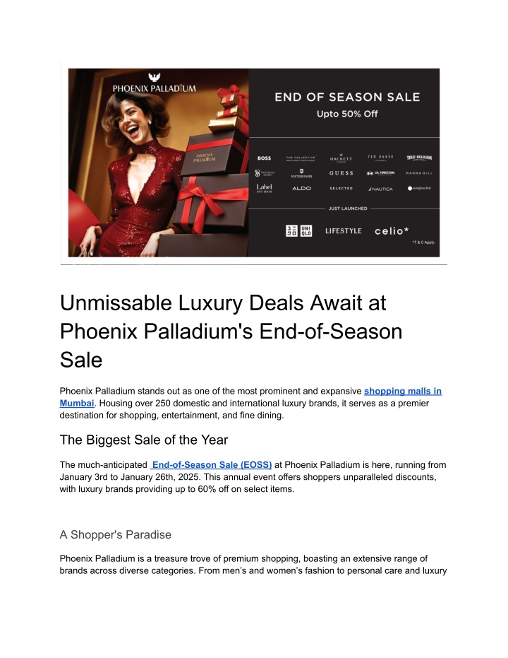 unmissable luxury deals await at phoenix