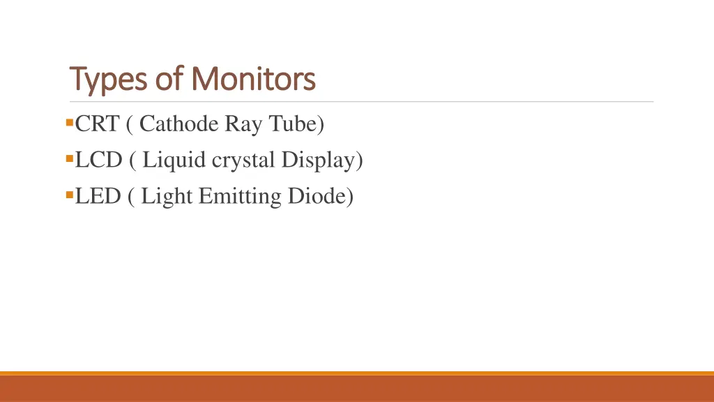 types of monitors types of monitors crt cathode