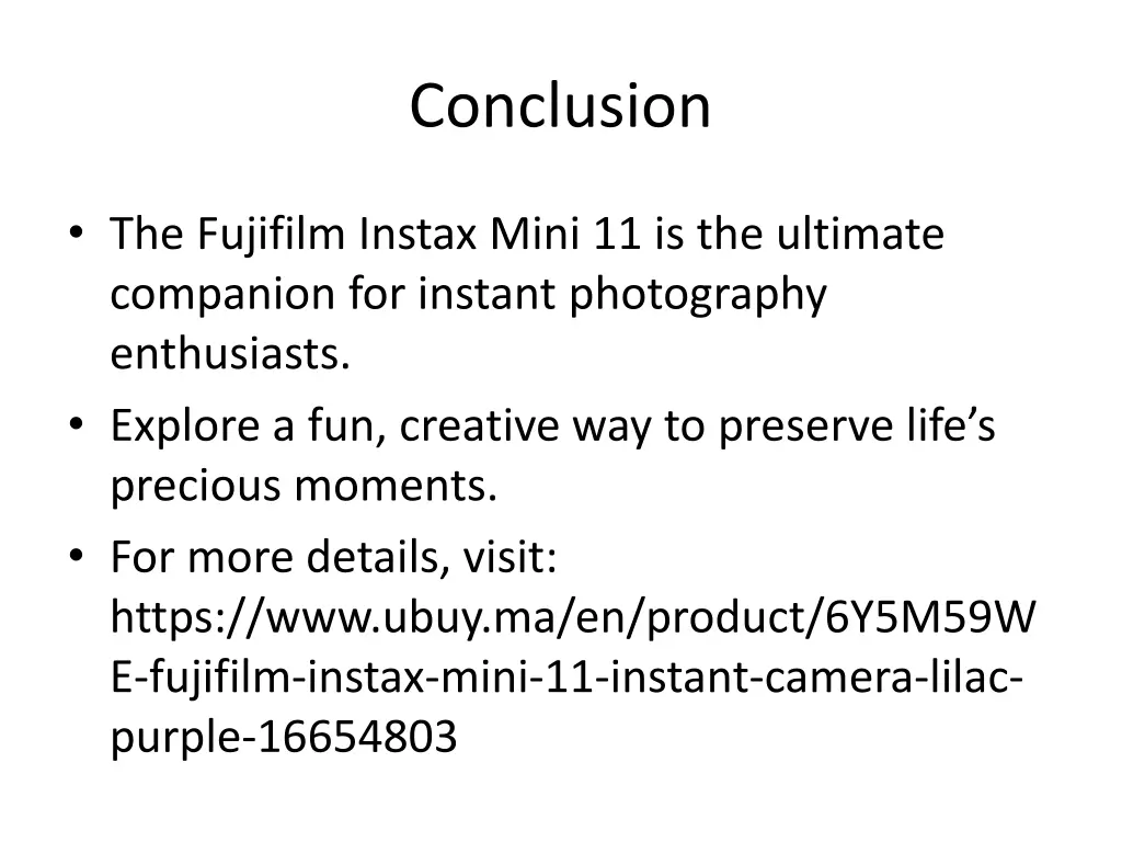 conclusion