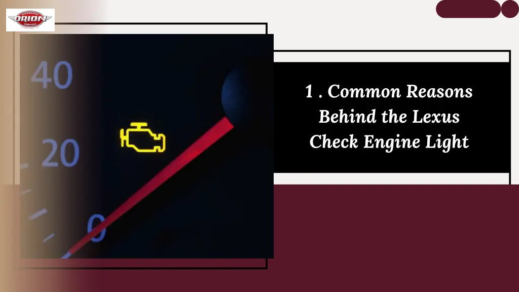 1 common reasons behind the lexus check engine