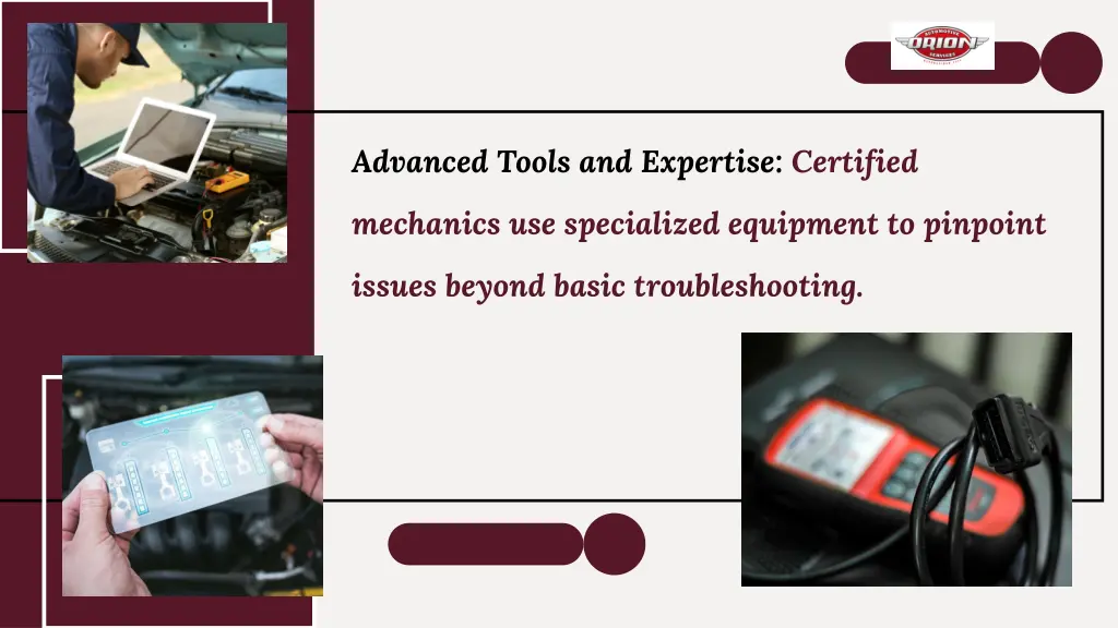 advanced tools and expertise certified