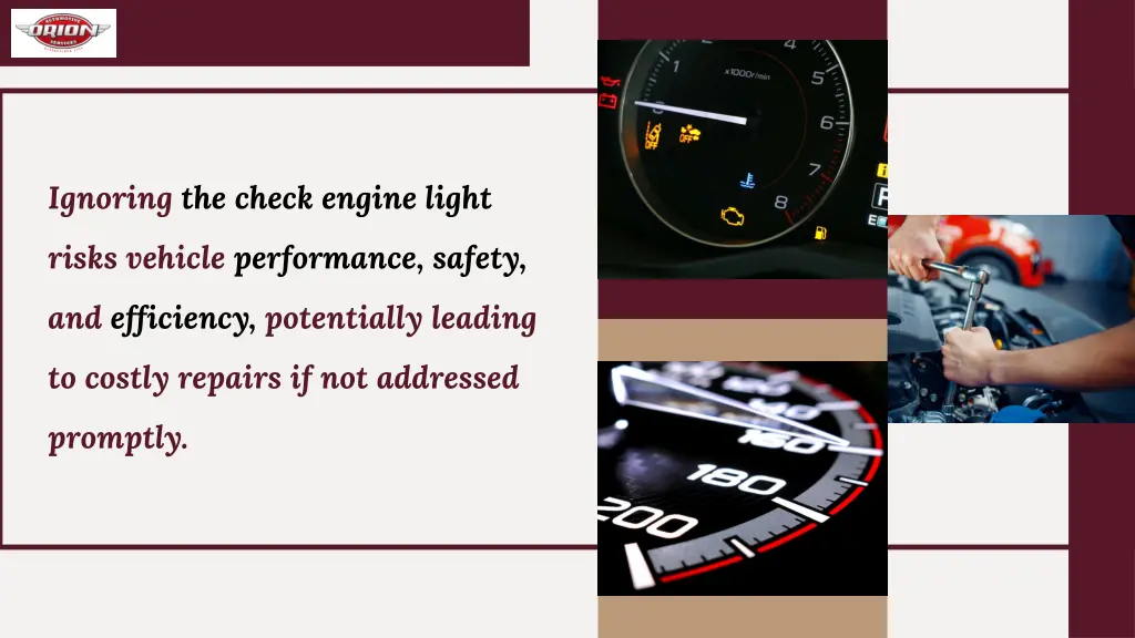 ignoring the check engine light
