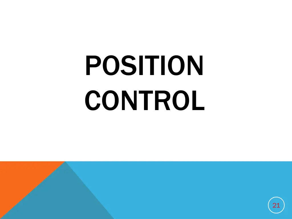 position control