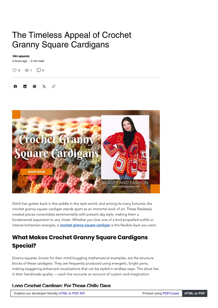 the timeless appeal of crochet granny square