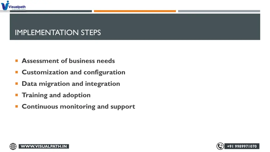 implementation steps