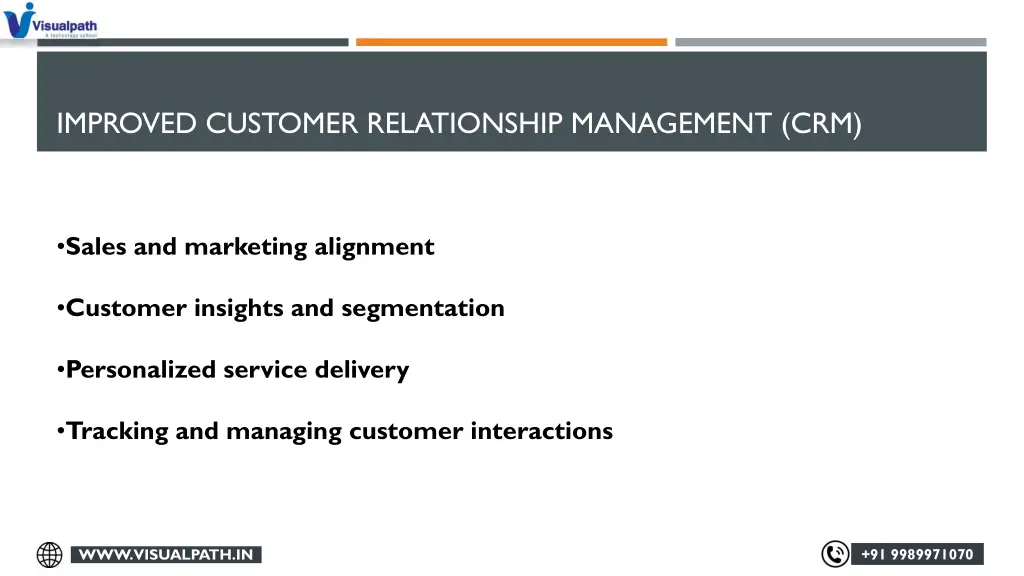 improved customer relationship management crm