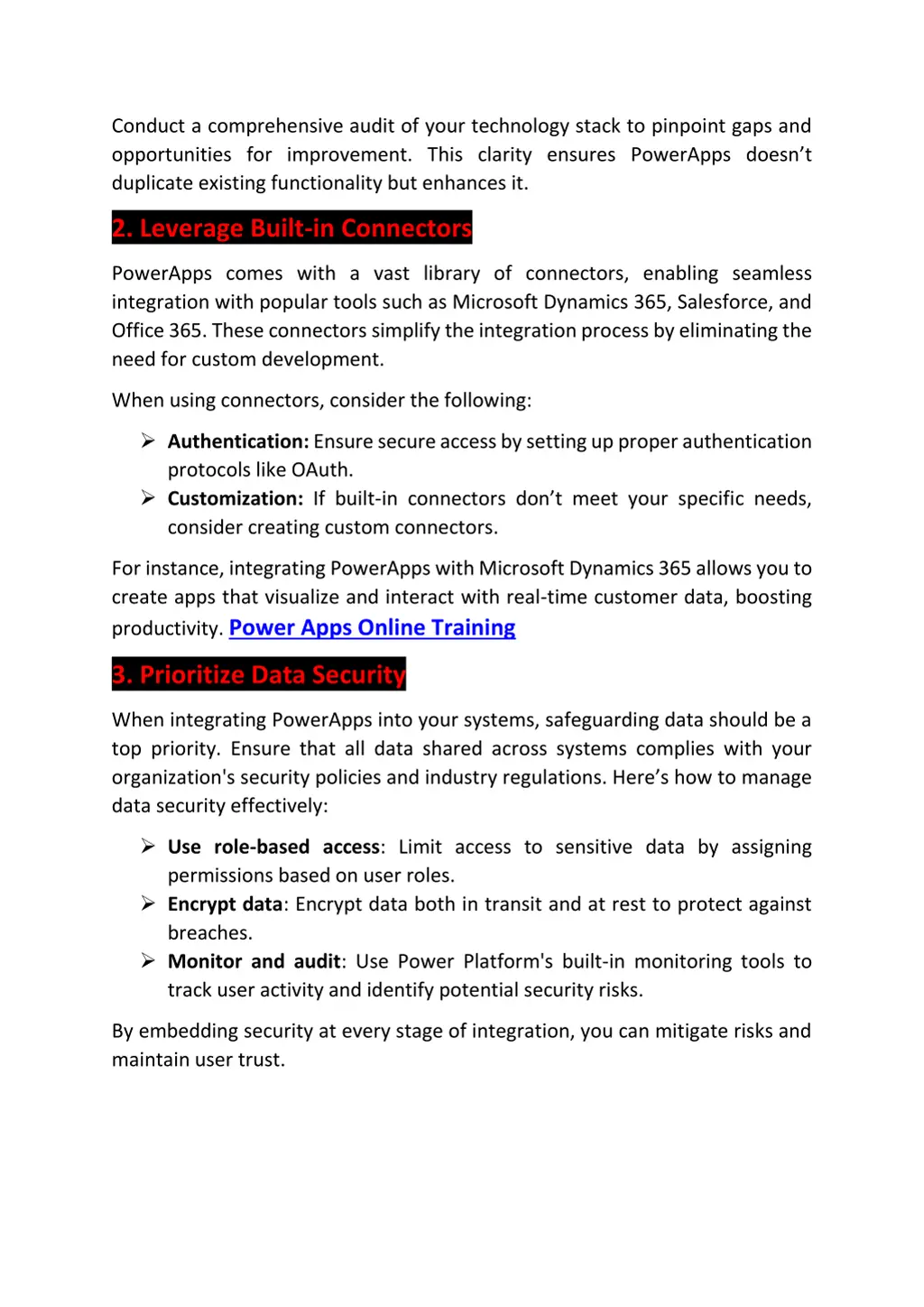 conduct a comprehensive audit of your technology