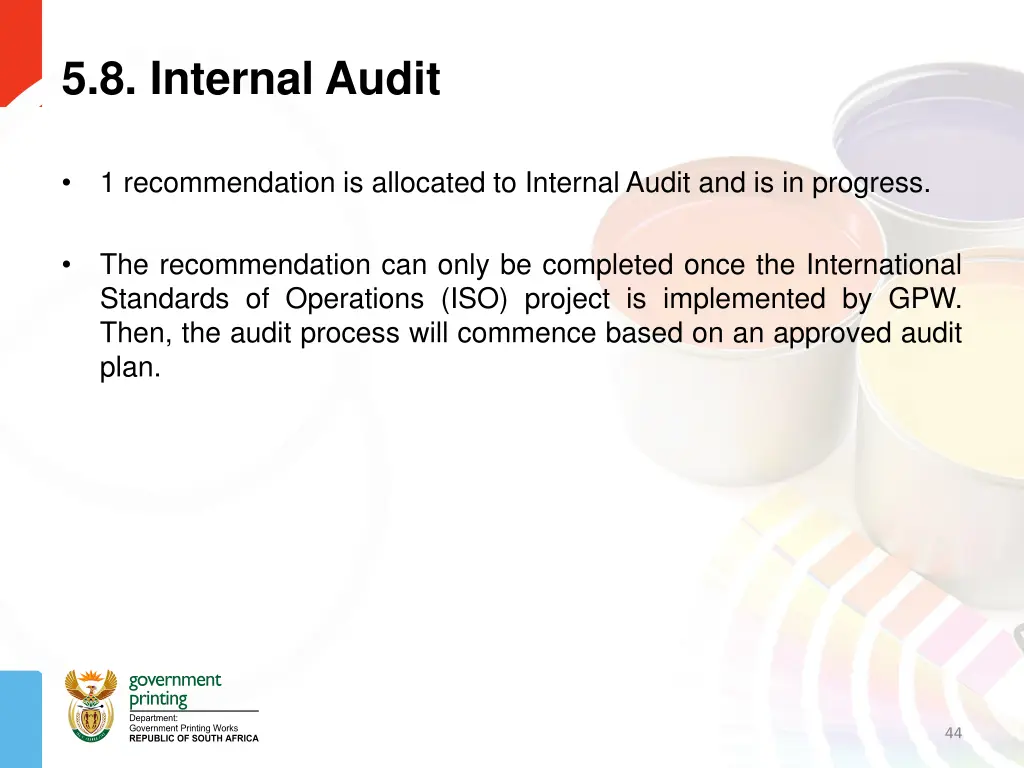 5 8 internal audit