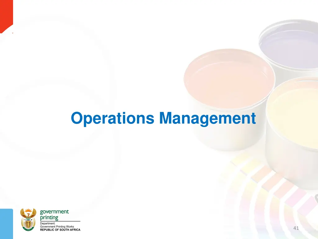 operations management