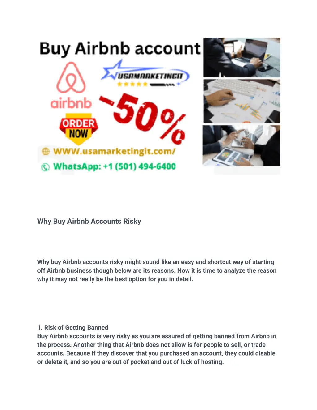 why buy airbnb accounts risky